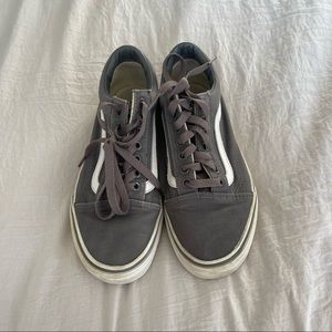 grey old skool vans